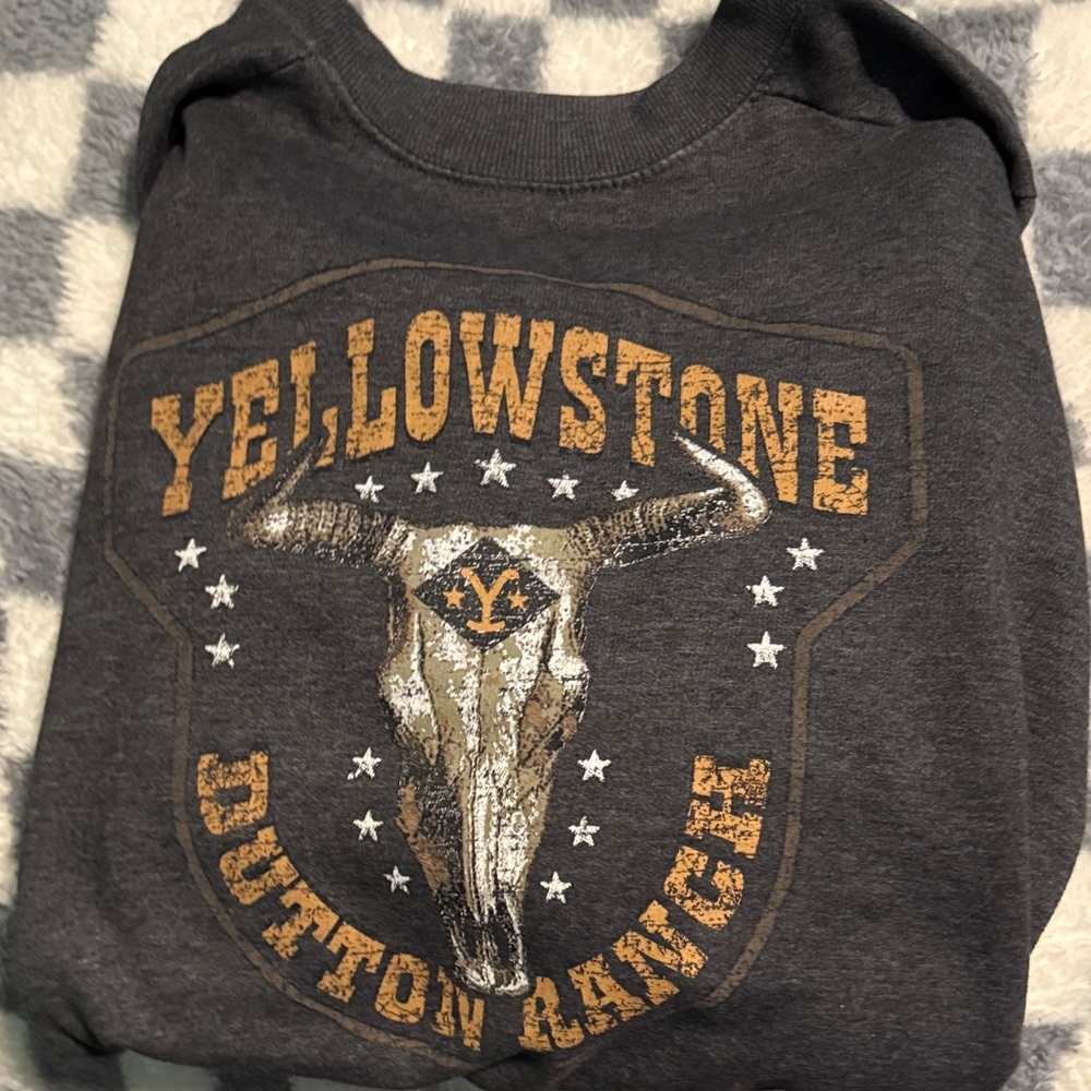 Yellowstone Dutton Ranch Kids Hoodie - Charcoal